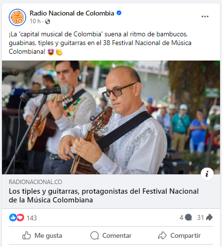 R_314-2024-03-22_La-capital-musical-de-Colombia-suena-al-ritmo-de-bambucos--guabinas--tiples-y-guitarras-en-el-38-Festival-Nacional-de-Musica-Colombiana_Facebook_RadioNacionalDeColombia